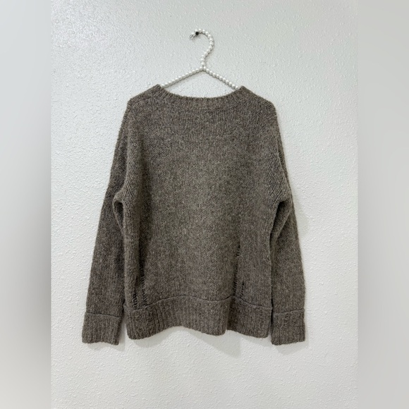 360 Sweater Tan Crew Neck Knit - Picture 7 of 10